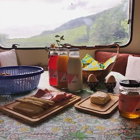 Maison d'hôtes Aurinko : Caravane Avec Bain Nordique *