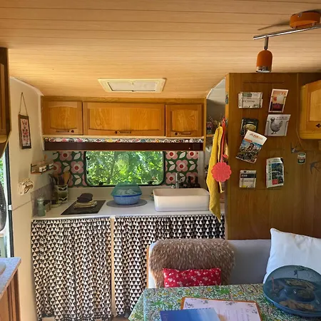 Aurinko : Caravane Avec Bain Nordique بيت ضيافة Roquefort-Les-Cascades