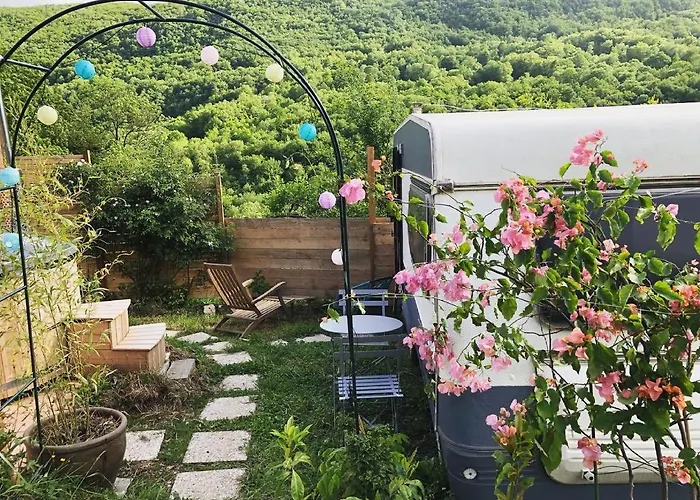 Aurinko : Caravane Avec Bain Nordique 3* Roquefort-Les-Cascades