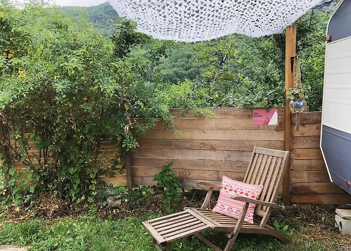 Aurinko : Caravane Avec Bain Nordique 3*