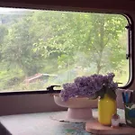 Aurinko : Caravane Avec Bain Nordique