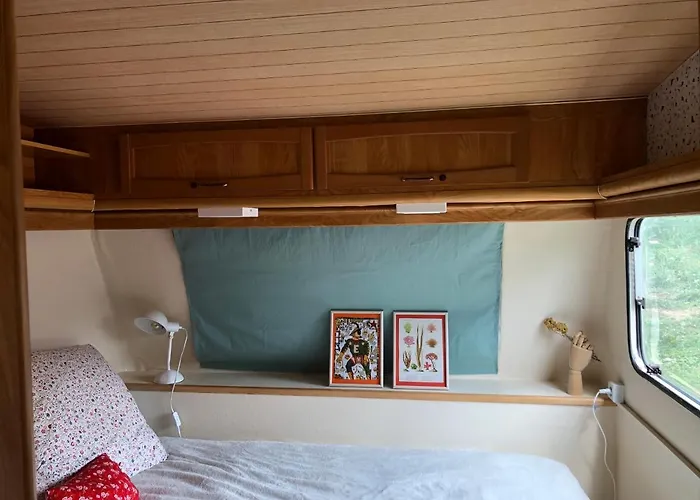 Gasthuis Aurinko : Caravane Avec Bain Nordique Roquefort-Les-Cascades