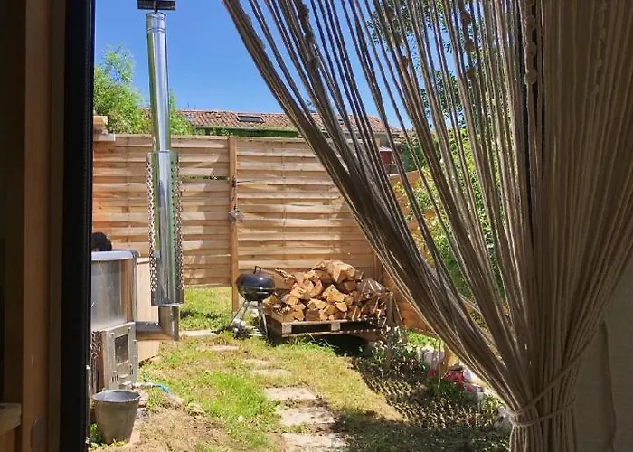 Aurinko : Caravane Avec Bain Nordique Roquefort-Les-Cascades